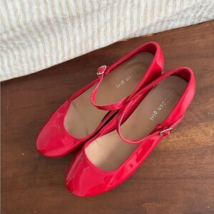Madden Girl Red Patent Flats